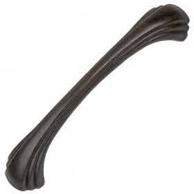 Gliderite 013964619348 4.5-inch Oil Rubbed Bronze Shell Cabinet Pulls Brown
