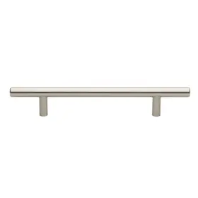 Gliderite 013964619515 8-inch Solid Stainless Steel Finished Cabinet Bar Grey