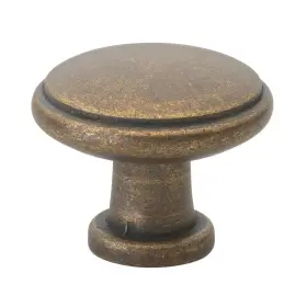 Gliderite 091037150431 1.125-inch Antique Brass Round Ring Cabinet Knobs Finish