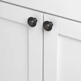 Gliderite 091037150462 1.25-inch Oil Rubbed Bronze Round Beaded Cabinet Pac #3