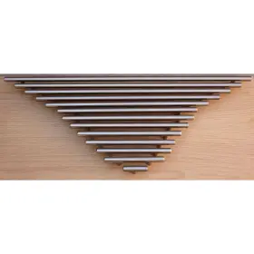Gliderite 091037151292 8-inch Solid Stainless Steel Finish 5 Inch Cc Grey