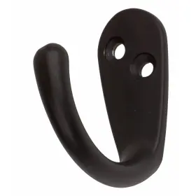 Gliderite 091037151575 Matte Black Robe And Coat Hooks Case Of 25 #2