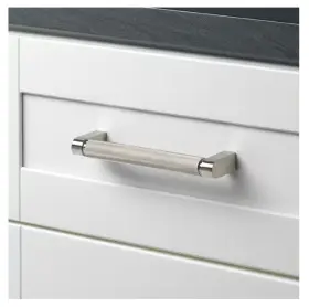 4788-128-sn-1 Gliderite 10-pack 5 Inch Satin Nickel Solid Knurled Cabinet Drawer Bar Pulls #2