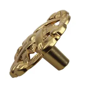 5745-bg-10 Gliderite 10-pack 1-3/8 Inch Brass Gold Classic Celtic Medallion Cabinet Knob #2