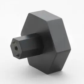5824-orb-10 Gliderite Cabinet Drawer Knobs 1-1/2 Inch Solid Hexagon Oil Rubbed Bronze 10-pack #2
