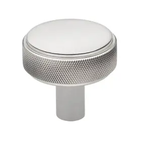 5825-sn-10 Gliderite 1-1/2 Inch Satin Nickel Solid Round Knurled Cabinet Drawer Knobs