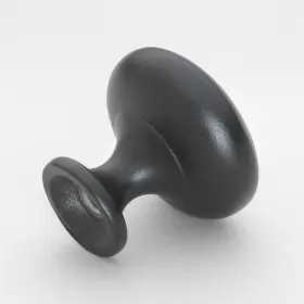 Gliderite 837654937426 1.125-inch Matte Black Classic Round Cabinet Knobs Pumps #2