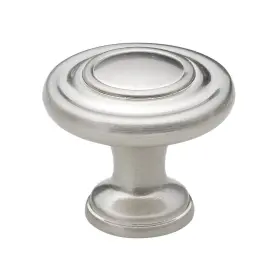 Gliderite 837654937488 Gliderite1.25-inch Satin Nickel Classic 3-ring Round Cabinet