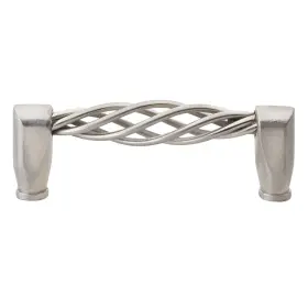 Gliderite 849376010011 3-3/4-inch Screw Center Twisted Birdcage Cabinet Silver