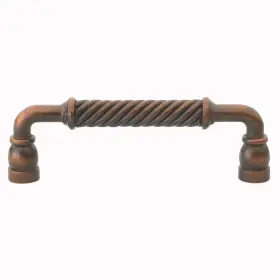 Gliderite 849376010141 5-inch Cc Rustic Bronze Twisted Cabinet Drawer Brown