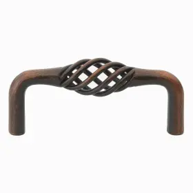Gliderite 849376010318 3-inch Screw Center Twisted Birdcage Cabinet Oil Rubbed Bronze
