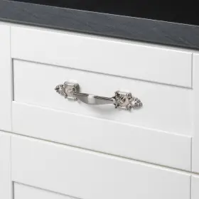 Gliderite 849376010776 3.5 Inch Satin Nickel Old World Cabinet Pulls 10 Pack #3
