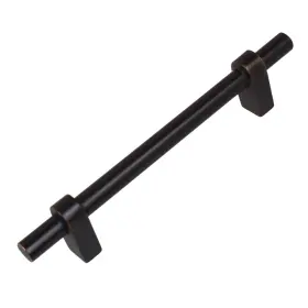 Gliderite 849376010806 6-inch Oil Rubbed Bronze Zinc Euro T-bar Cabinet