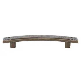 Gliderite 849376010943 3.75 Inch Oil-rubbed Bronze Mission Cabinet Pulls Antique Brass 10 Pac