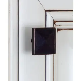 Gliderite 849376011124 1.125-inch Oil-rubbed Bronze Classic Square Brown #3