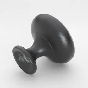 Gliderite 849376011247 1.125-inch Classic Matte Black Round Cabinet Knobs #2