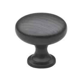 Gliderite 849376011254 1.125-inch Classic Oil-rubbed Bronze Round Cabinet Oil Rubbed P