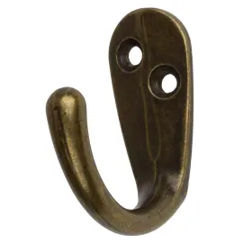 Gliderite 849376011469 Antique Brass Robe And Coat Hooks Pack Of 10 Finish