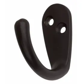 Gliderite 849376011483 Matte Black Robe And Coat Hooks Pack Of 10