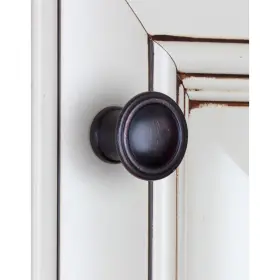 Gliderite 849376011599 1.25-inch Oil Rubbed Bronze Round Deco Cabinet Brown #3