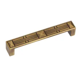 Gliderite 849376011865 5-inch Cc Antique Brass Craftsman Series Cabinet Gold