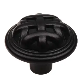 Gliderite 849376011902 1.25-inch Oil Rubbed Bronze Round Braided Cabinet Brown