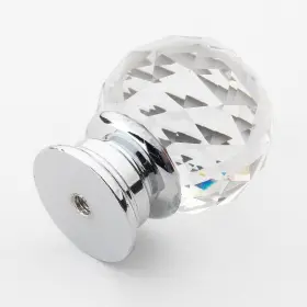 Gliderite 849376012084 1.19-inch Clear K9 Crystal Cabinet Knobs Pack Of #2