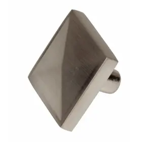 Gliderite 849376012701 1.125-inch Satin Nickel Classic Square Pyramid #3