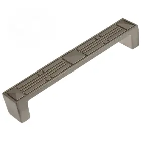 Gliderite 849376013777 5-inch Satin Nickel Craftsman Series Cabinet Pulls Grey