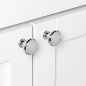 Gliderite 849376014170 1.125-inch Classic Polished Chrome Round Cabinet Knobs Pack Of 25 #3