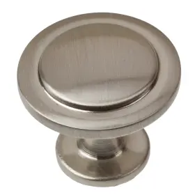 Gliderite 849376016433 1.25-inch Satin Nickel Classic Round Ring Cabinet 10 Pack