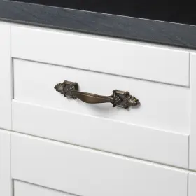 Gliderite 849376017751 3.5-inch Antique Brass Deco Cabinet Pulls Pack Of #3