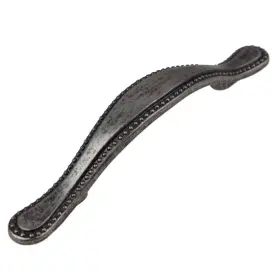 Gliderite 849376017898 3 Inch Weathered Nickel Beaded Arch Cabinet Pulls
