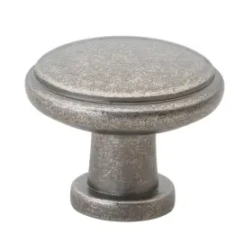 Gliderite 849376017959 1.125-inch Weathered Nickel Round Ring Cabinet 10 Pac