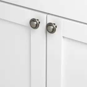 Gliderite 849376017997 1.25-inch Weathered Nickel Round Beaded Cabinet Pack #3