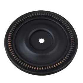 Gliderite 849376018963 2.5-inch Oil Rubbed Bronze Round Backplate