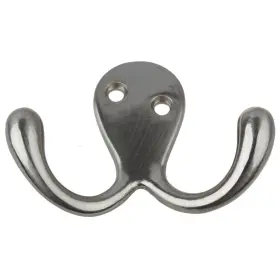 Gliderite 849376019076 Satin Nickel Octopus Double Hook Pack Of 10 Or Finish