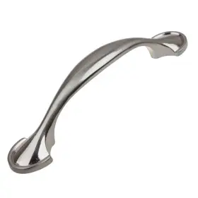 Gliderite 849376019496 3-inch Satin Nickel Footed Arch Cabinet Pull Pack Of 10 Or 25