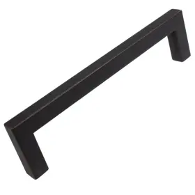 Gliderite 849376019649 5-inch Oil Rubbed Bronze Solid Square Cabinet Bar Finish