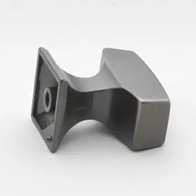 Gliderite 849376020096 Satin Pewter Rectangle Deco Cabinet Knob Pack Of #2