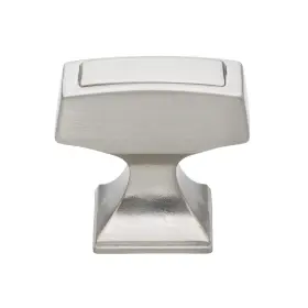 Gliderite 849376020133 Satin Nickel Rectangle Deco Cabinet Knob Pack Of Finish