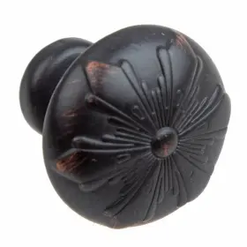 Gliderite 849376020218 1.125-inch Oil Rubbed Bronze Round Snowflake #3