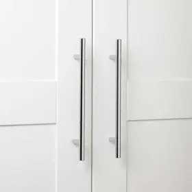 Gliderite 849376031764 25-pack 6-5/16 Inch Center Solid Steel Cabinet Pull Chrome/brown #3