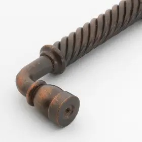 Gliderite 849376031948 6-5/16 Inch Cc Twisted Steel Dresser Drawer Pulls Bronze Finish Rubbed #2