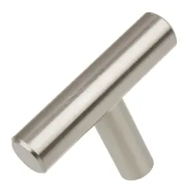 Gliderite 849376032556 2-inch Stainless Steel Cabinet T Knob Pack Of 25 Silver #2