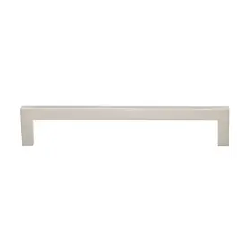 Gliderite 849376033454 6-5/16 Inch Cc Solid Square Cabinet Bar Pull Handle Satin Nickel Finis