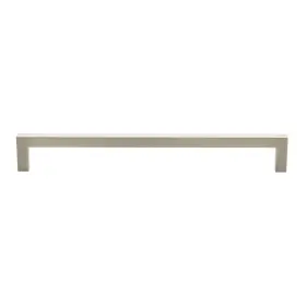 Gliderite 849376033560 8.75-inch Cc Solid Square Cabinet Bar Pull Handle Satin Nickel Finish