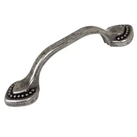 Gliderite 849376034970 3-inch Cc Beaded Spade 5-inch Length Weathered Nickel Cabinet Pulls