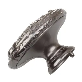 Gliderite 849376035922 2-inch Old World Ornate Oval Brushed Pewter Mini Large #3