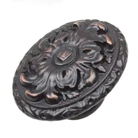 Gliderite 849376035977 2-inch Old World Ornate Oval Oil Rubbed Bronze Finish 10